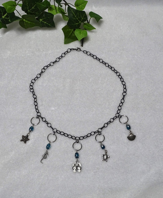 Nautical Themed Charm Necklace