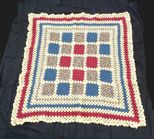 Colonial Inspired Crocheted Blanket