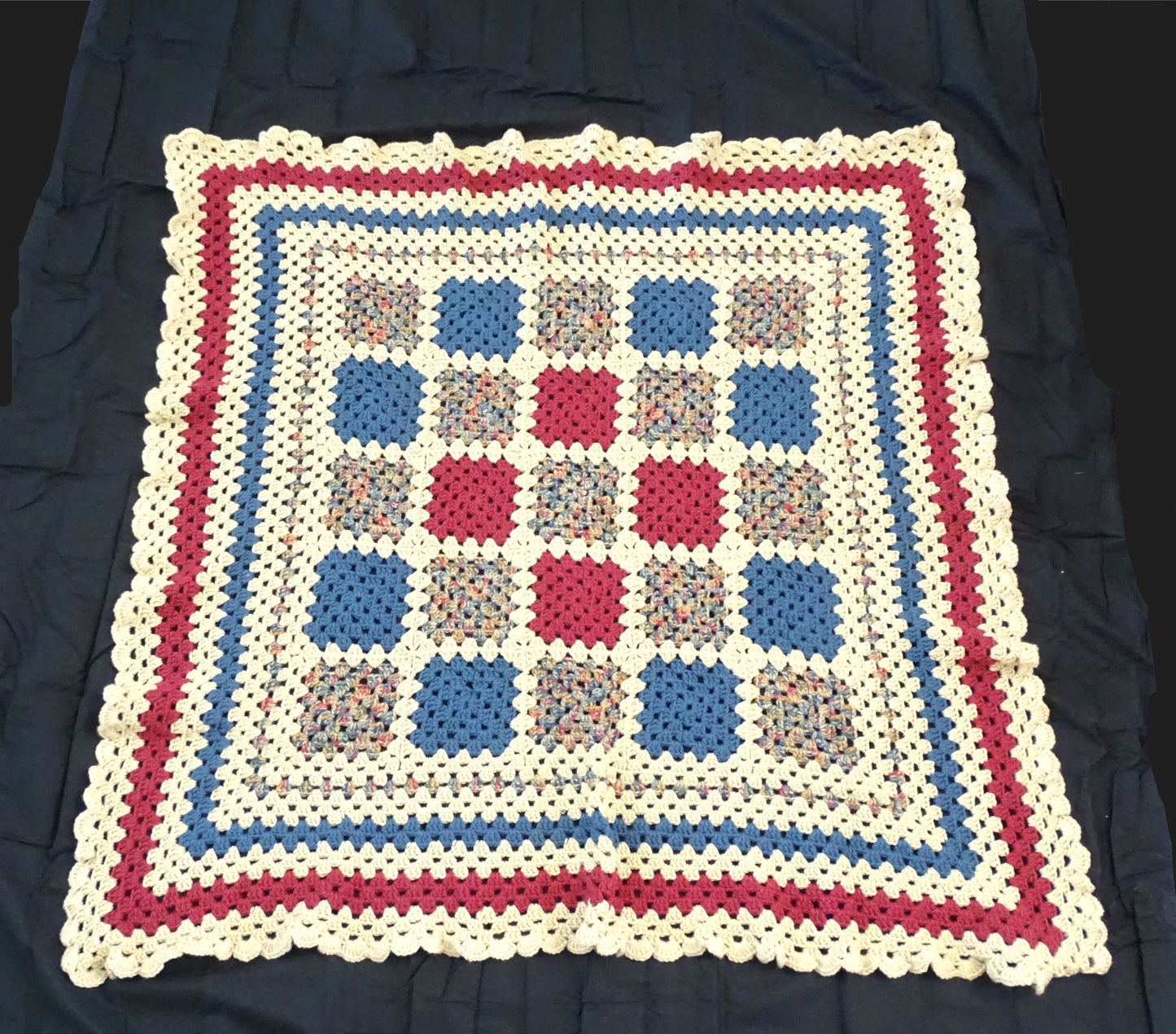 Colonial Inspired Crocheted Blanket