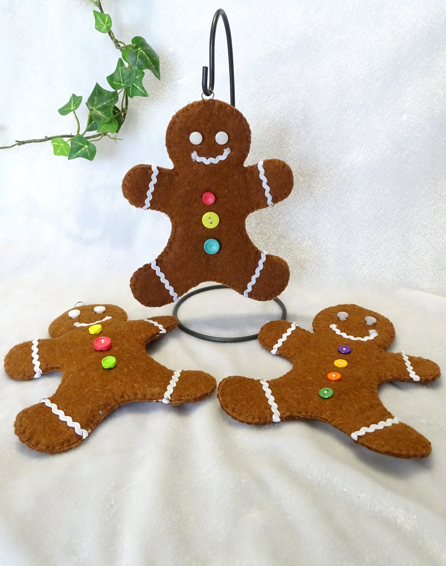 Felt Gingerbread Men