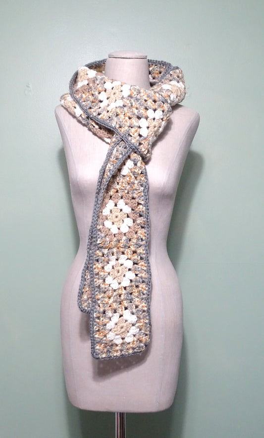 Extra Long Earth Tones Scarf