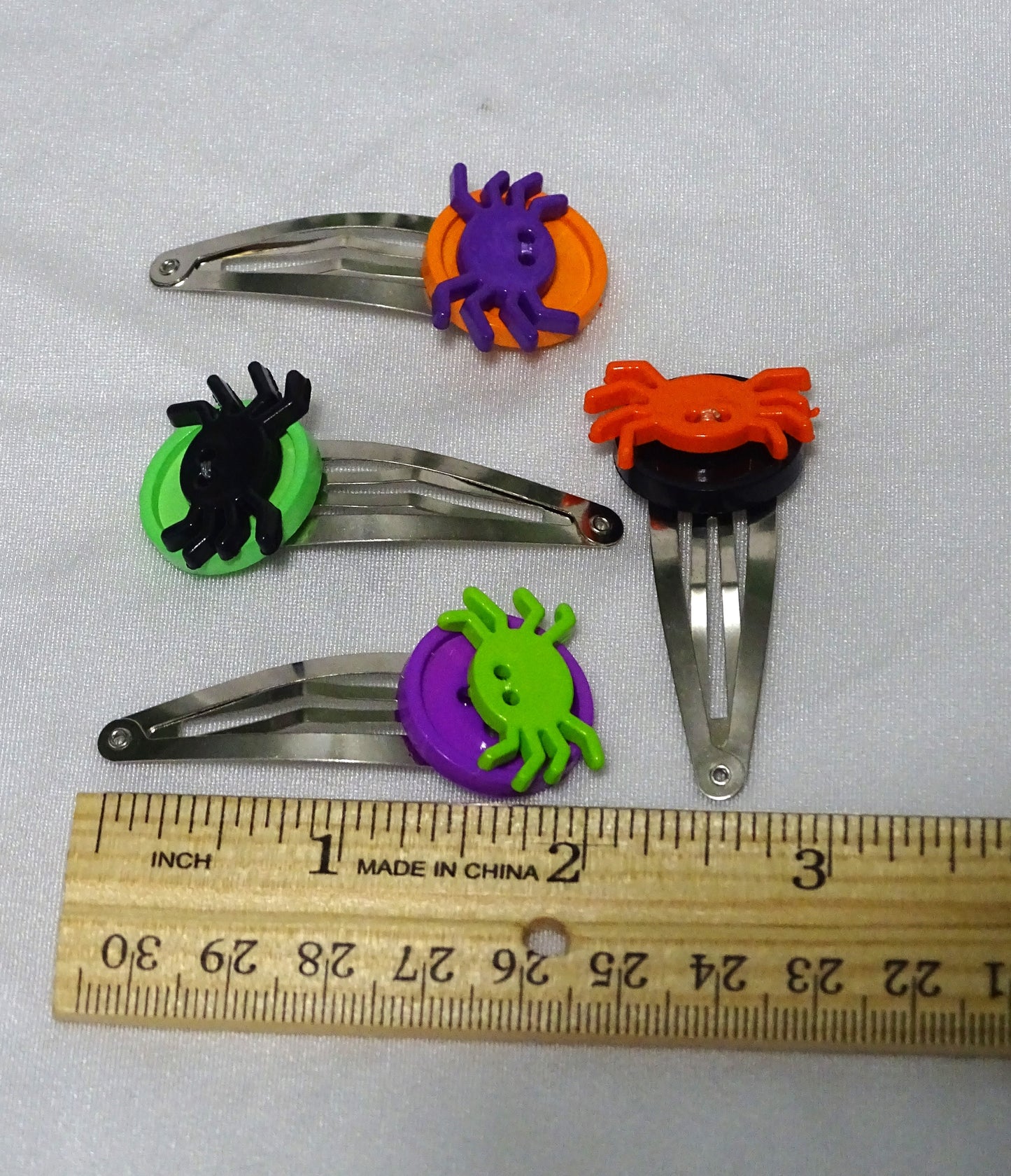 Halloween Button Hair Clips