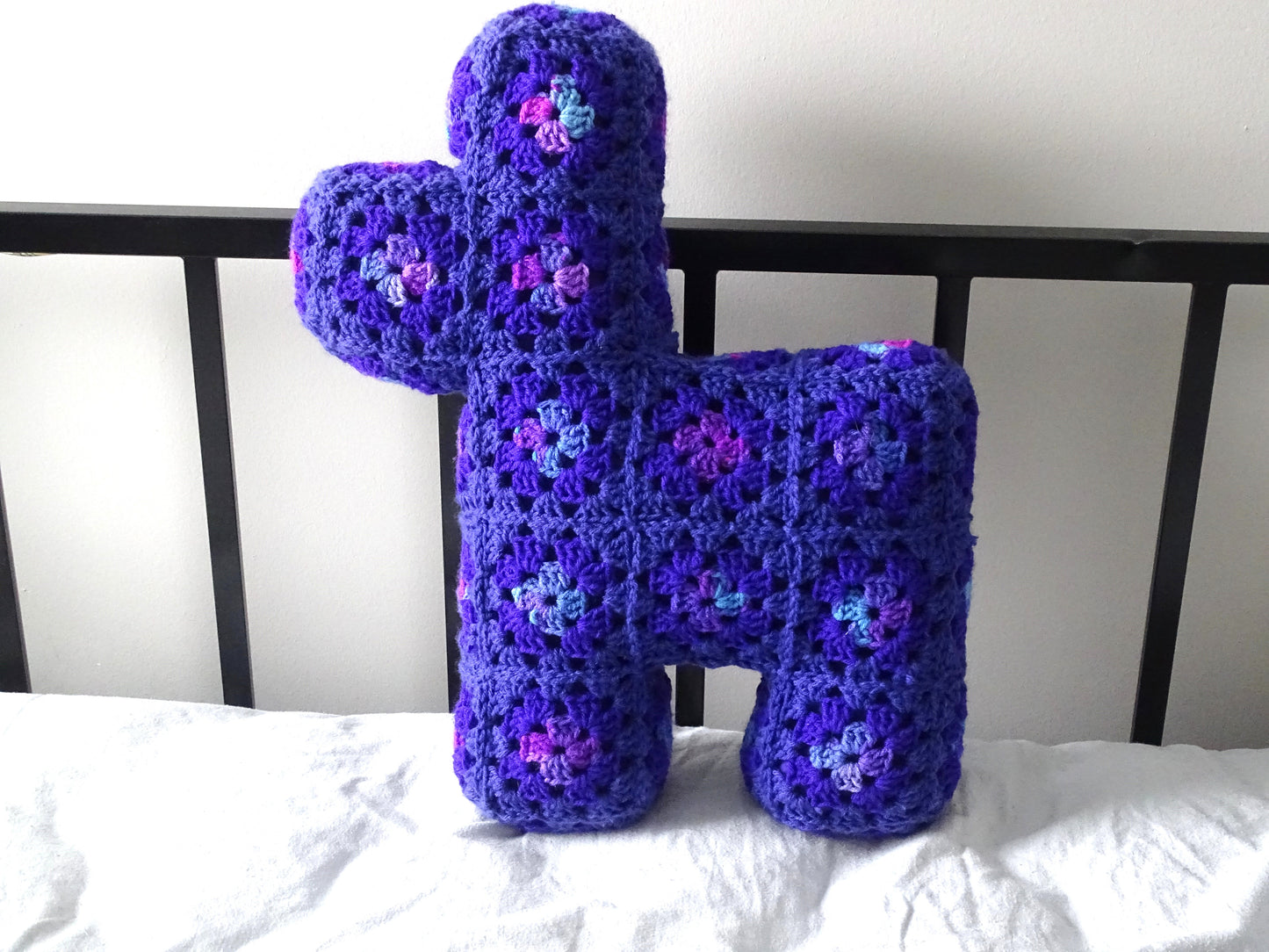 Grape Fizz Crocheted Llama