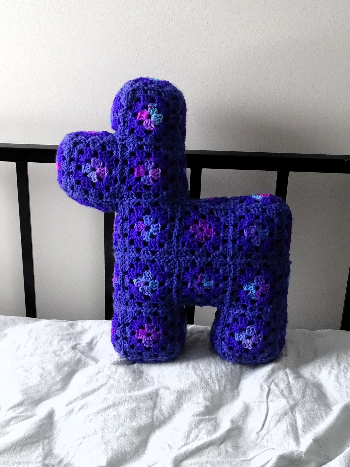 Grape Fizz Crocheted Llama
