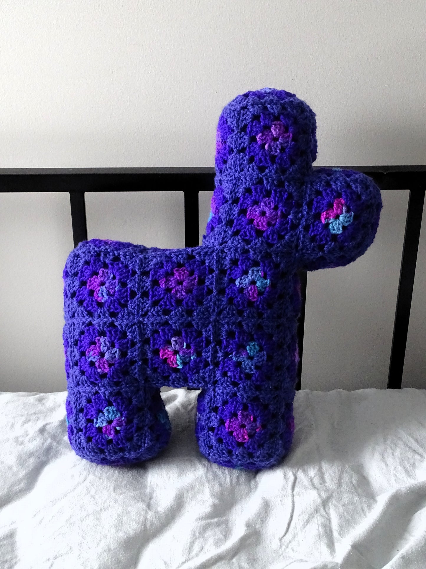 Grape Fizz Crocheted Llama