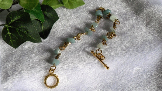 Dragonfly and Amazonite Bracelet