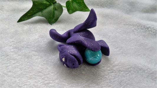 Playful Purple Dragon
