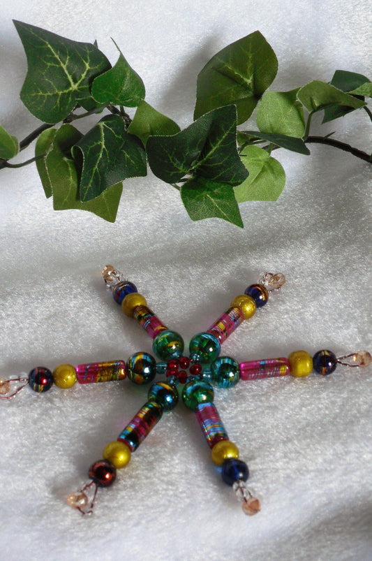 Confetti Glass Snowflake