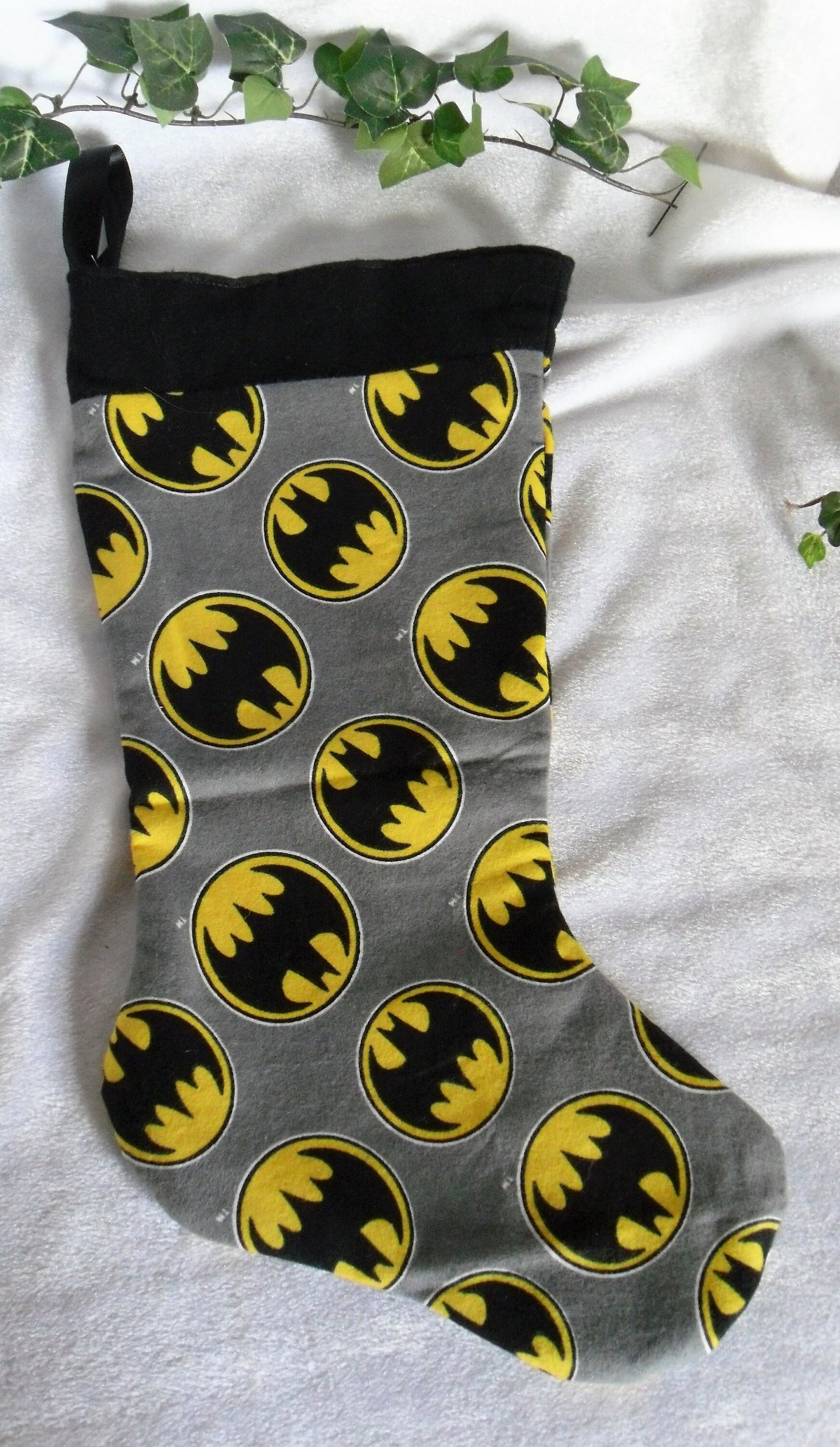 Classic BATMAN Symbol Stocking