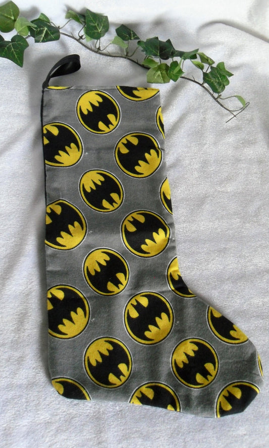 Two-Sided Classic BATMAN Symbol Stocking