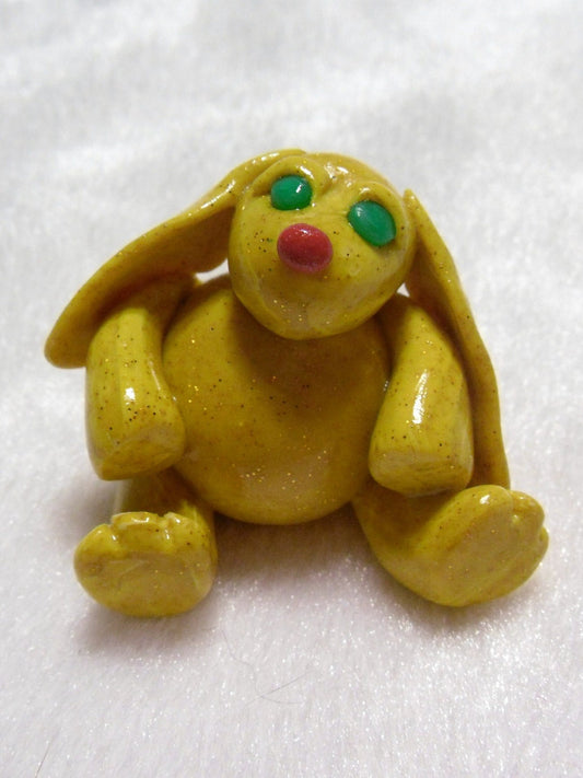 Glittery Yellow Bunny