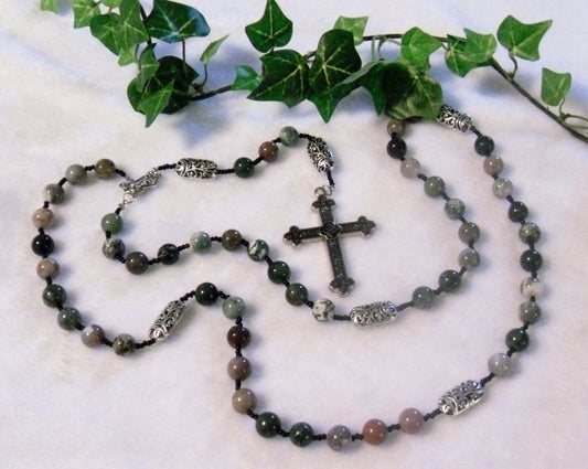 Fancy Jasper Rosary