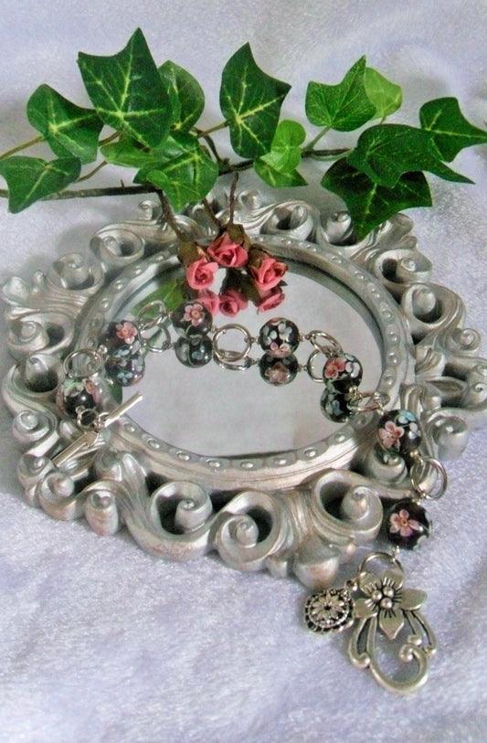 Flowery Charm Bracelet