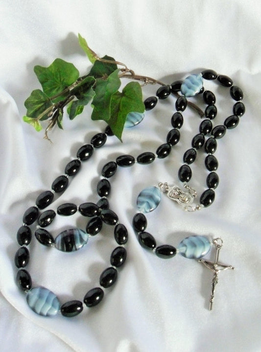 Vintage Glass Bead Rosary