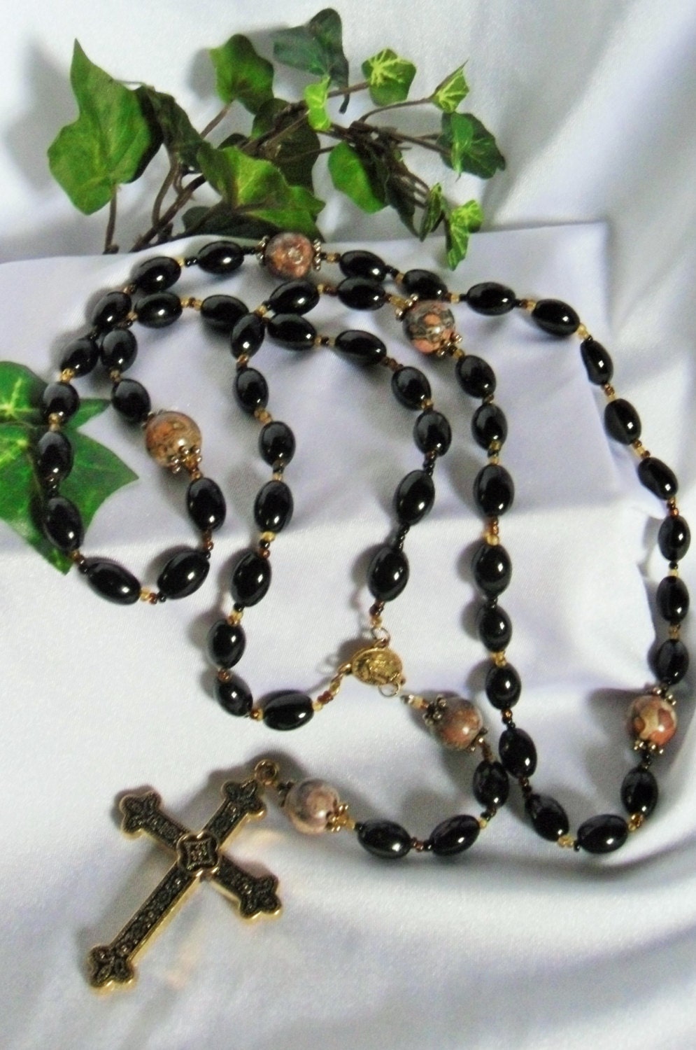 Leopard Jasper Rosary