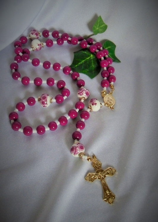 Fuschia Rosary